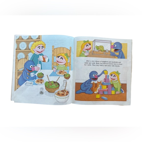 Sesame Street  Grover Hide & Seek and Grover Sleeps Over Book - Picture 8 of 9